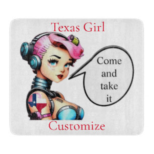 Texas Girl Thunder_Cove Schneidebrett
