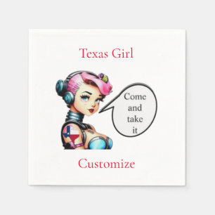 Texas Girl Thunder_Cove Serviette