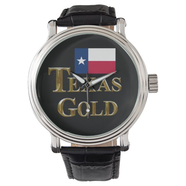 TEXAS GOLD ARMBANDUHR (Vorderseite)