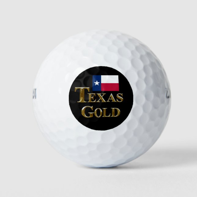 TEXAS GOLD GOLFBALL (Vorderseite)