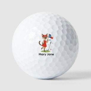 Texas Golferholding-Flagge Golfball