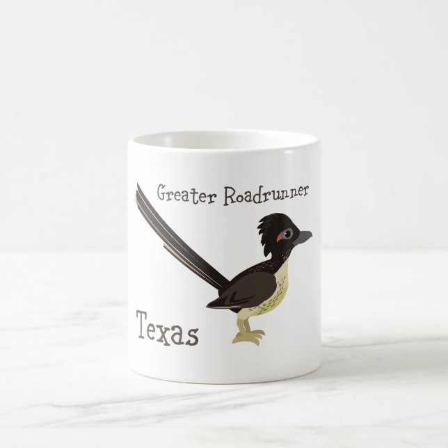 Texas Greater Roadrunner Kaffeetasse (Mittel)