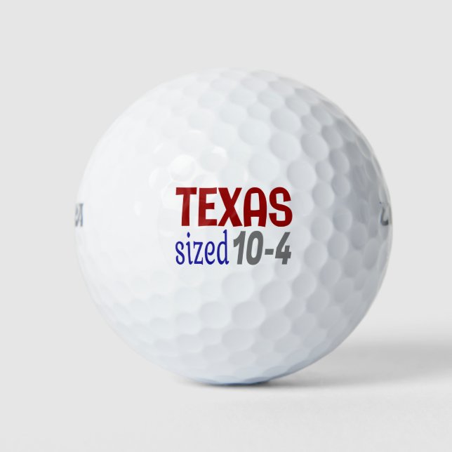 Texas Größe 10-4 LetterKenny Golfball (Vorderseite)