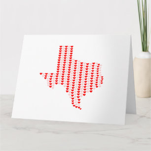 Texas-Grußkarte Karte