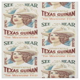 Texas Guinan Cowgirl Singer Western Fabric Stoff