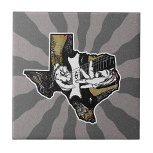 Texas Guitar Fliese