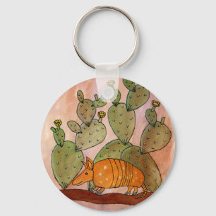 Texas-Gürteltier Schlüsselanhänger