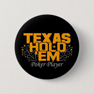 Texas halten sie Poker Button