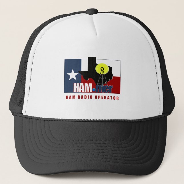 TEXAS HAM-MER AMATEUR RADIO OPERATOR TRUCKERKAPPE (Vorderseite)
