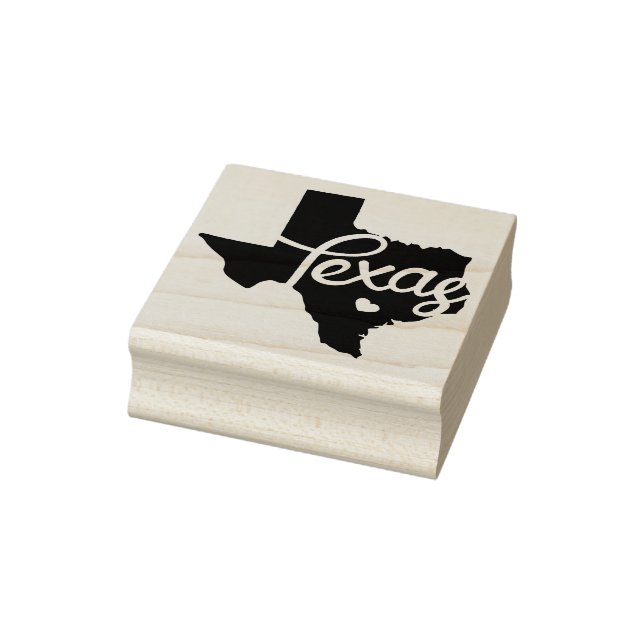Texas Heart Gummistempel (Stempel)