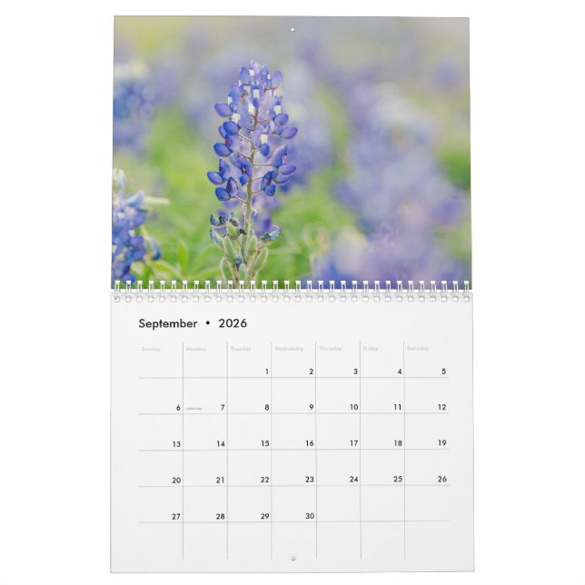 Texas Hill Country Foto Wohngestaltung Kalender (Sep 2026)