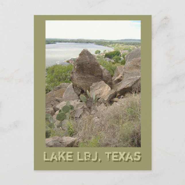 Texas Hill Country Postkarte (Vorderseite)