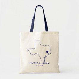 Texas-Hochzeits-Willkommens-Taschen-Karten-Tasche, Tragetasche