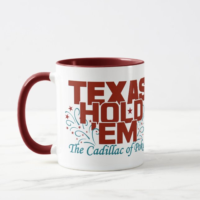 Texas Hold 'Em Poker tasses (Gauche)