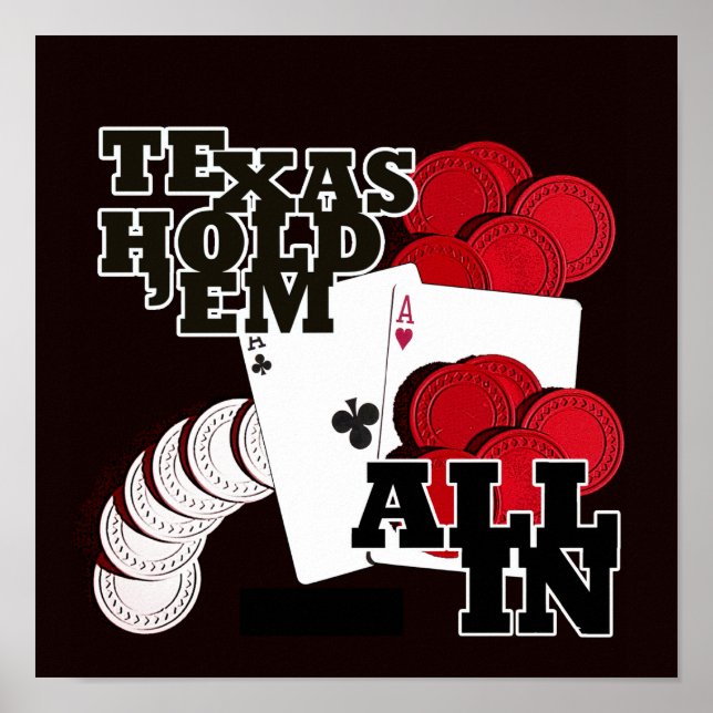 Texas-Holdem Poster (Vorne)