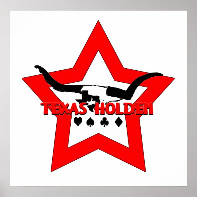 Texas Holdem Poster (Vorne)