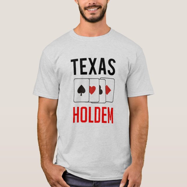 Texas holdem T-Shirt (Vorderseite)
