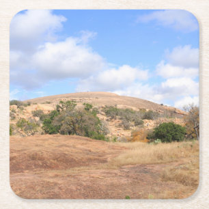 Texas-Hügel-Land verzauberter Felsen-Staats-Park Rechteckiger Pappuntersetzer