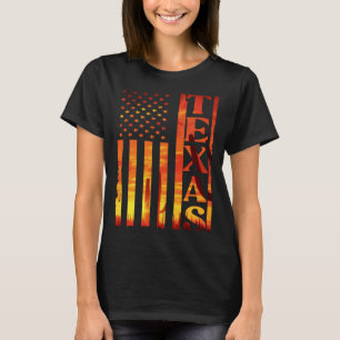 Texas Huston Longhorn Rodeo Alamo San Antonio Wie T-Shirt