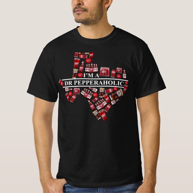 Texas Ich bin Dr. Pepper Alkoholische Dr. Pepper T T-Shirt (Vorderseite)