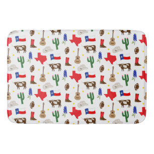 Texas Icons Badematte