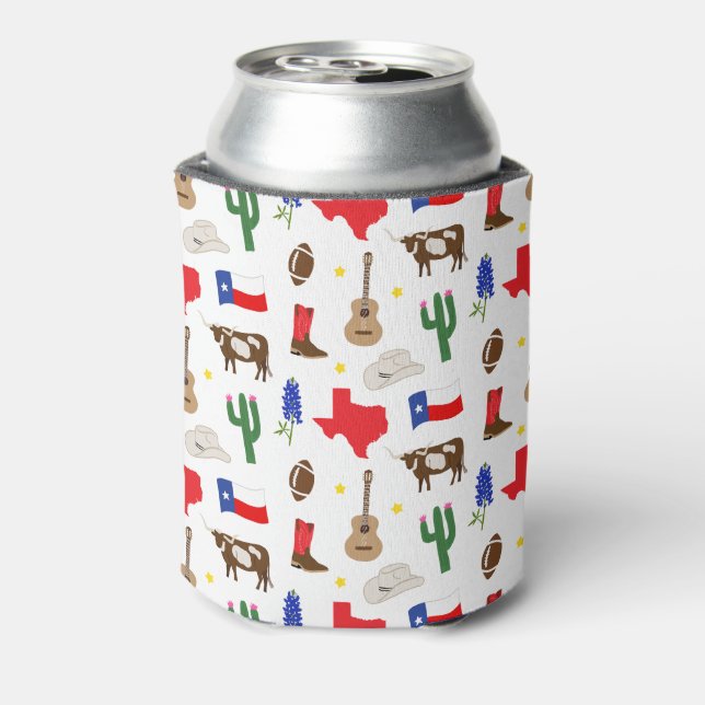 Texas Icons Dosenkühler (Kanne Rückseite)
