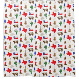 Texas Icons Duschvorhang