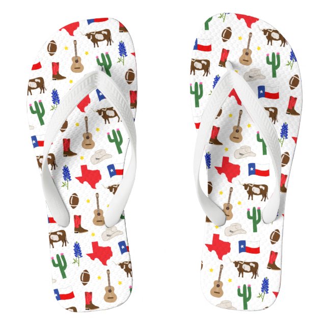 Texas Icons Flip Flops (Fußbett)