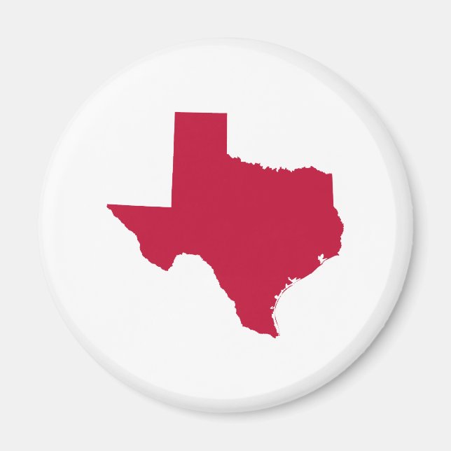 Texas in Red Magnet (Vorne)
