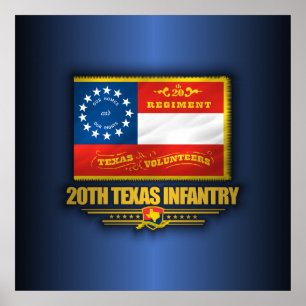 Texas Infantry Poster