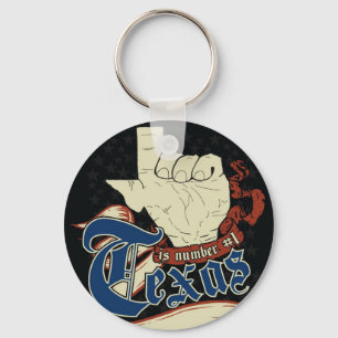 Texas ist die Nummer eins Schlüsselkette Schlüsselanhänger