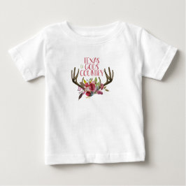 Texas ist Gottes Land Boho Pink Baby T-shirt