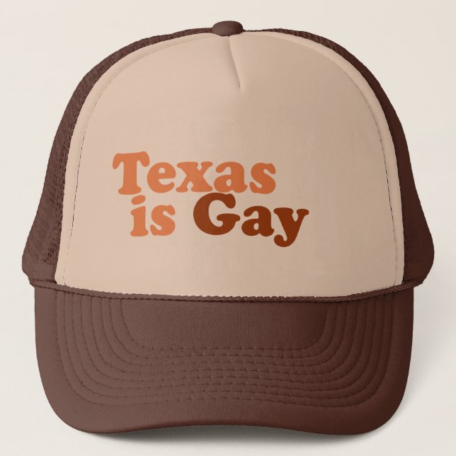 Texas ist homosexuell truckerkappe (Vorderseite)