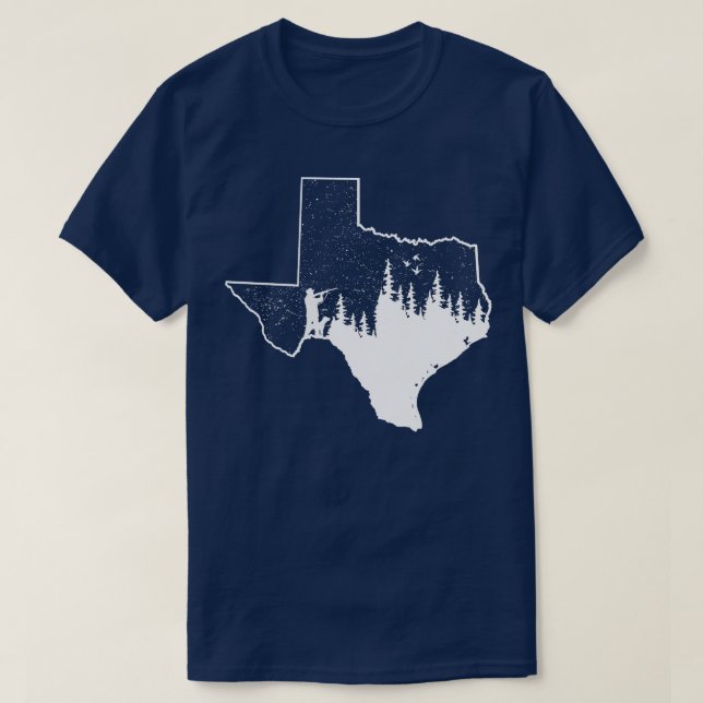 Texas Junting Duck Gifts T-Shirt (Design vorne)