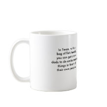 Texas-Kaffee-Tasse
