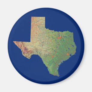 Texas-Karten-Magnet Magnet