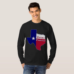 Texas kennzeichnen für immer Karte T-Shirt