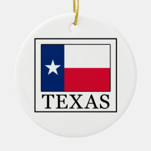 Texas Keramik Ornament