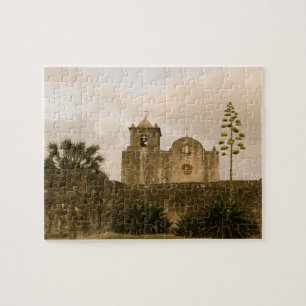 Texas-Kirche-Vintage/Sepia