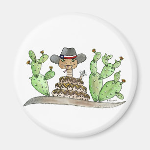 Texas-Klapperschlange Magnet