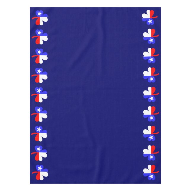 Texas-Klee Tischdecke (Vorderseite)