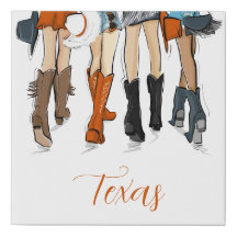 Texas Ladys Fashion Cowboy Boots Burnt Orange