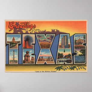 Texas (Land des modernen Pioniers) Poster