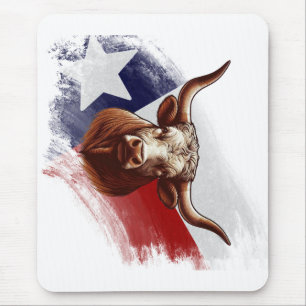 Texas-Langhornkuh Mousepad