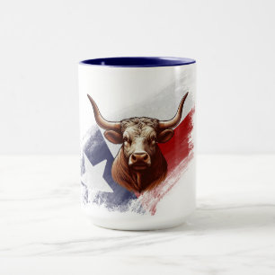 Texas-Langhornkuh Tasse