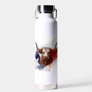 Texas-Langhornkuh Trinkflasche