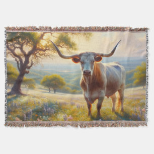 Texas-Langorn im Frühjahr Decke