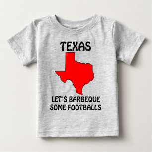 Texas - Lass uns einige Fußbälle grillen Baby T-shirt