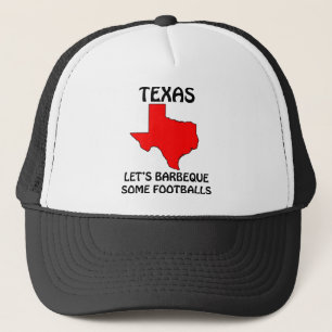 Texas - Lass uns einige Fußbälle grillen Truckerkappe