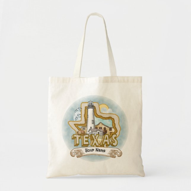 Texas Leuchtturm  Tragetasche (Vorne)